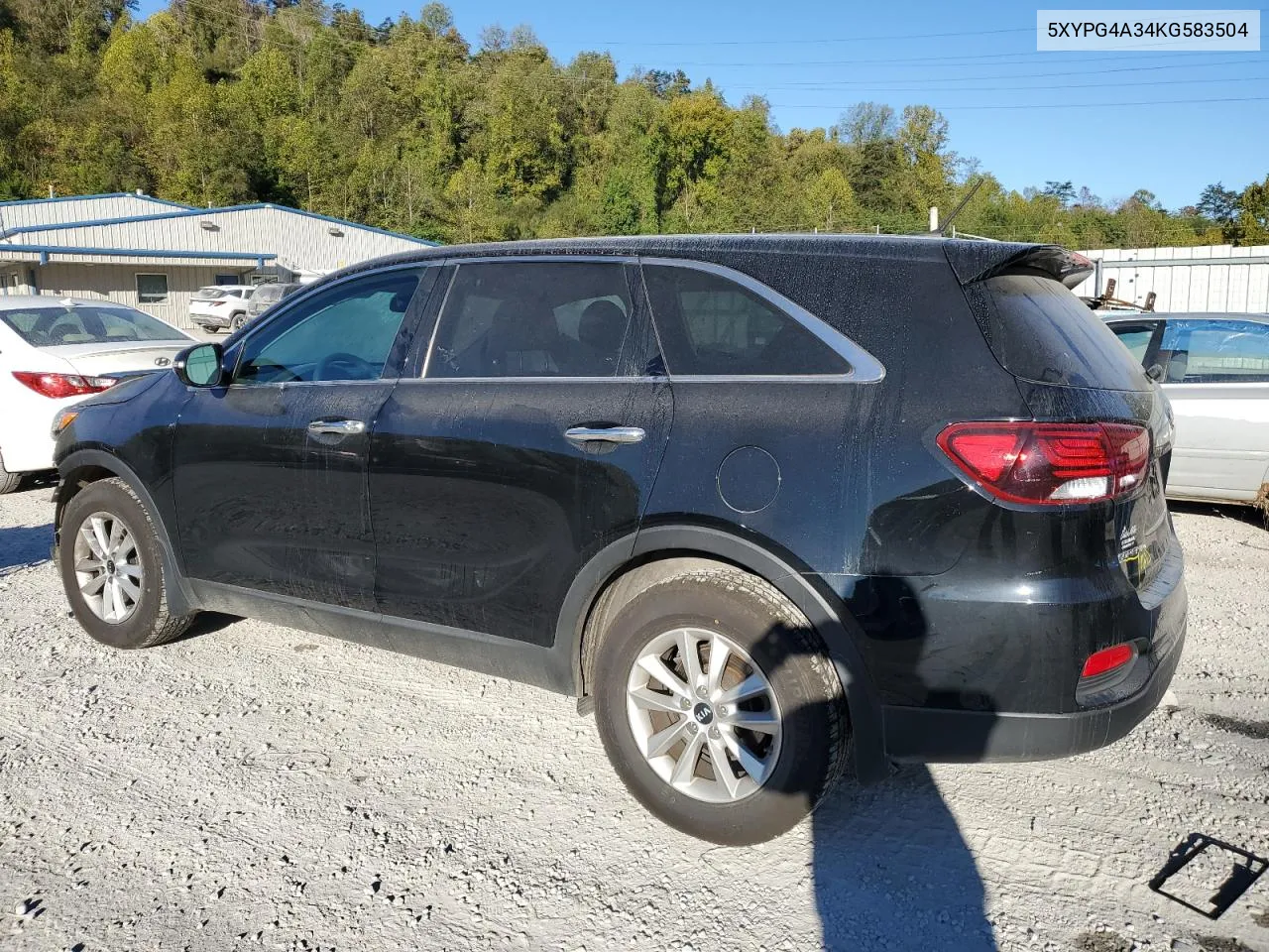 2019 Kia Sorento L VIN: 5XYPG4A34KG583504 Lot: 75435154