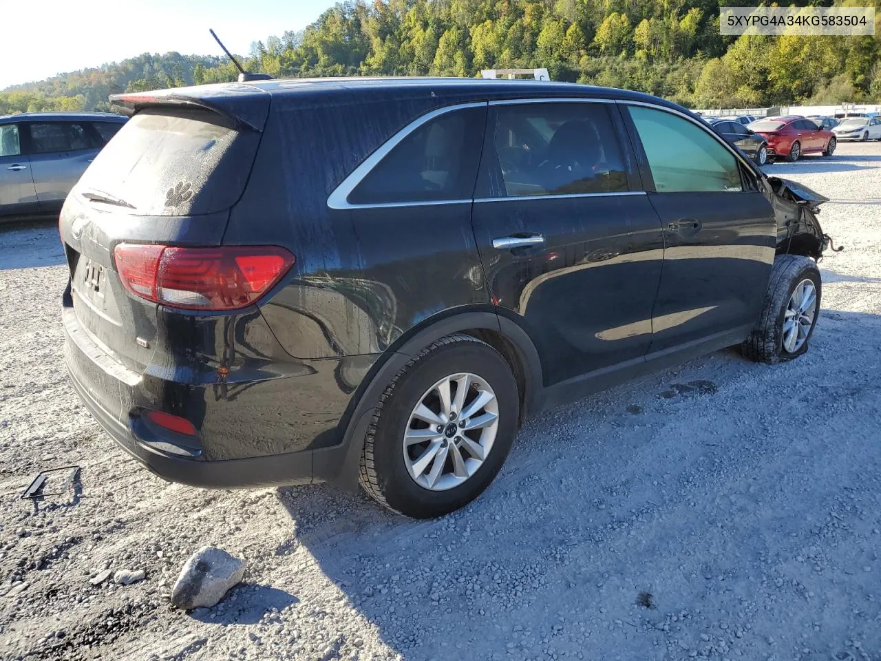 2019 Kia Sorento L VIN: 5XYPG4A34KG583504 Lot: 75435154