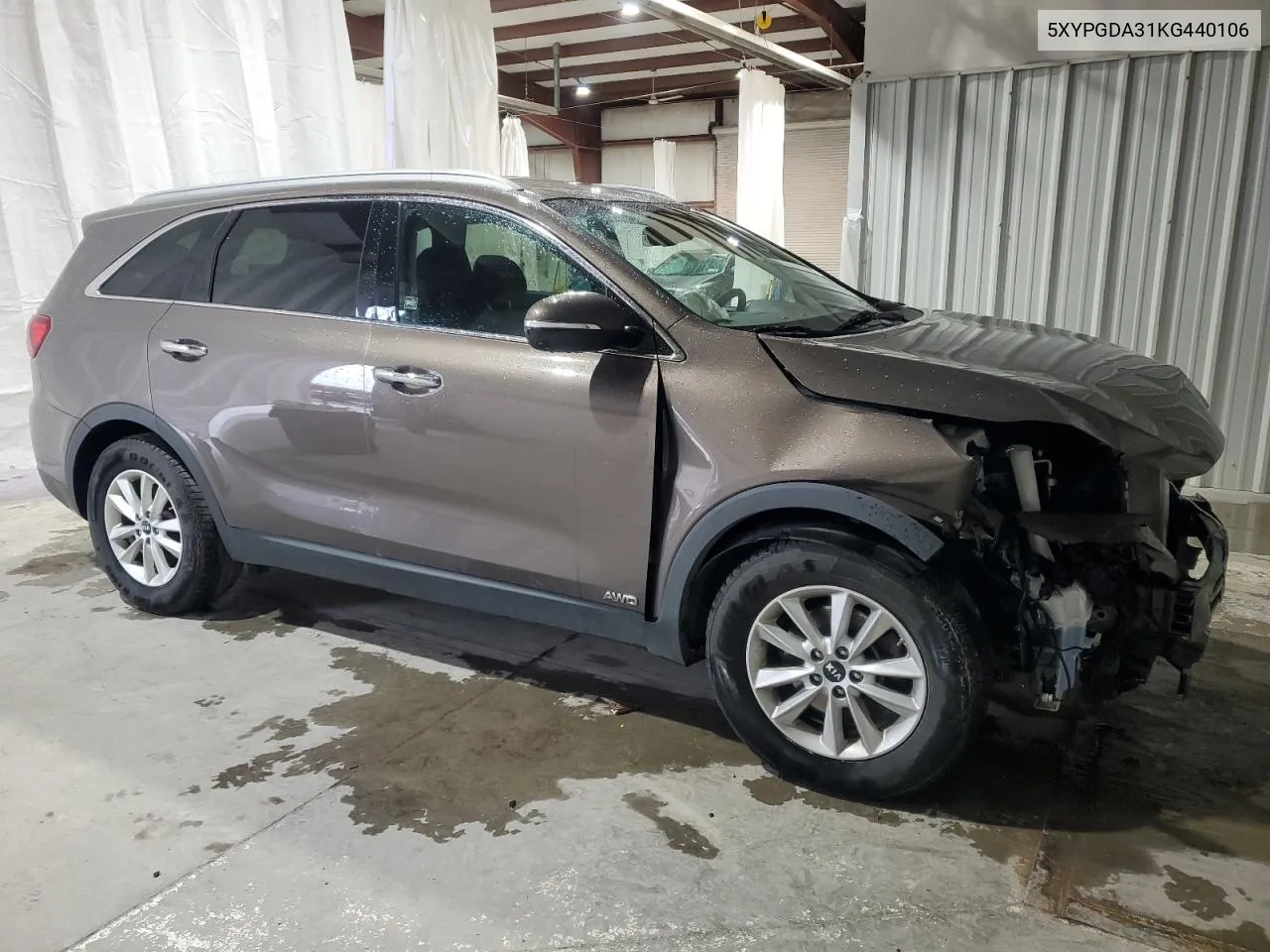 2019 Kia Sorento L VIN: 5XYPGDA31KG440106 Lot: 75482634