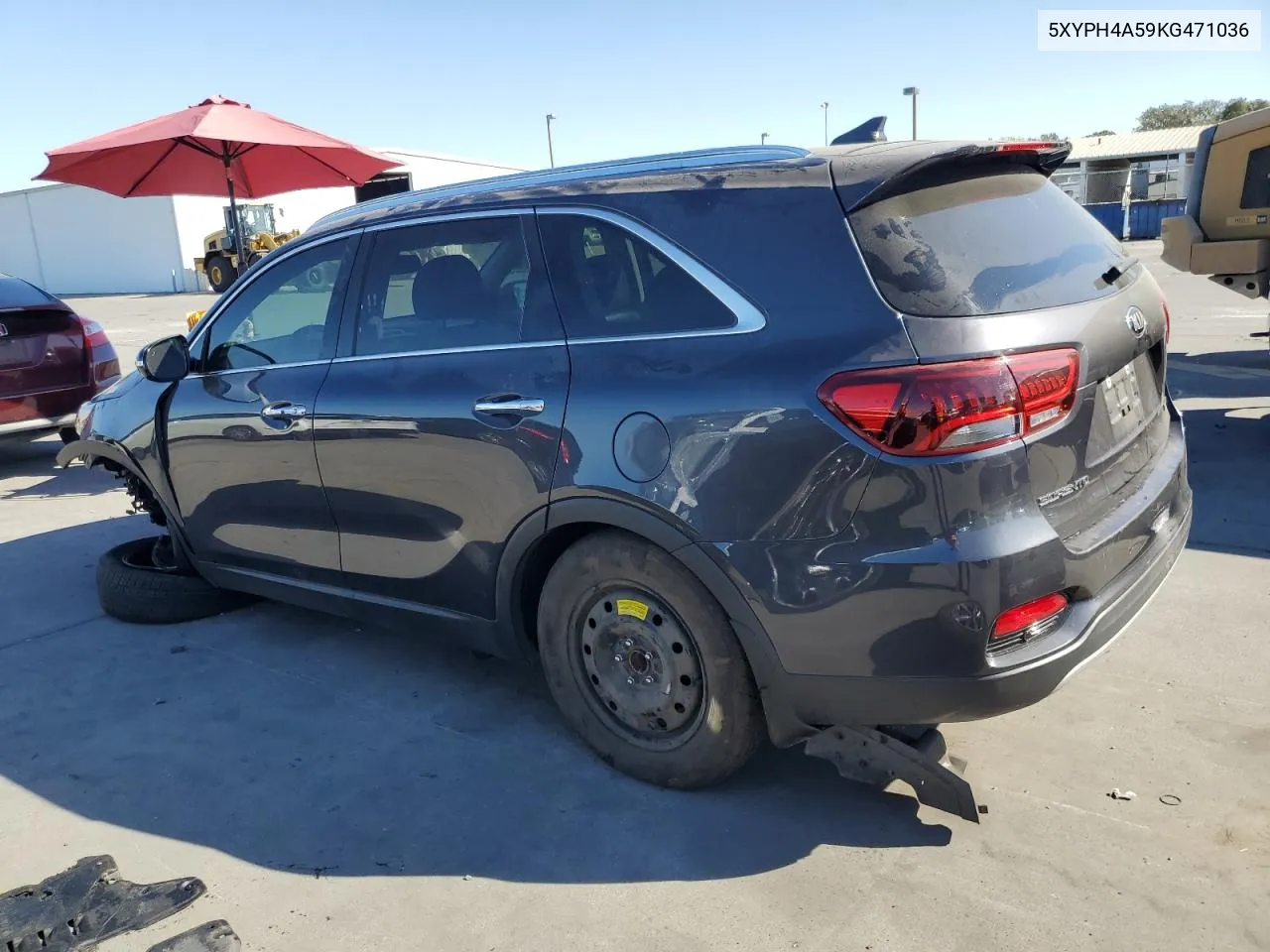 2019 Kia Sorento Ex VIN: 5XYPH4A59KG471036 Lot: 75888084