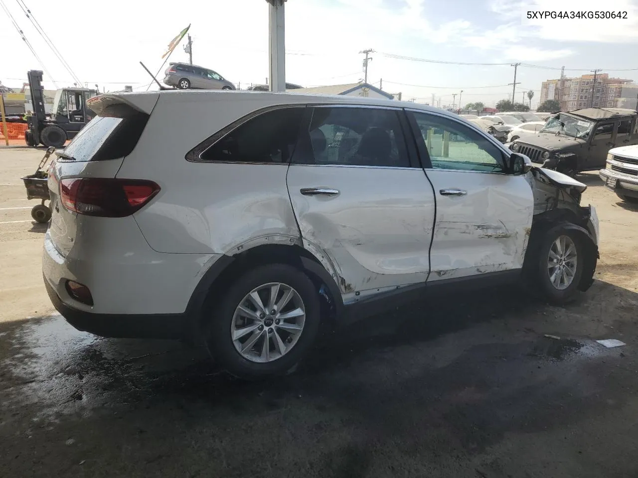 2019 Kia Sorento L VIN: 5XYPG4A34KG530642 Lot: 75940804