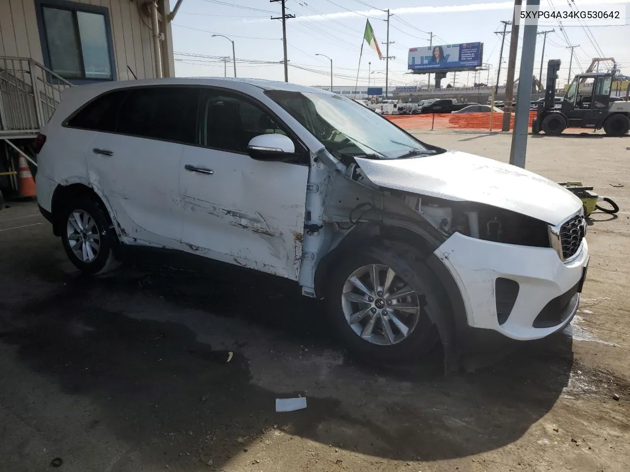 2019 Kia Sorento L VIN: 5XYPG4A34KG530642 Lot: 75940804