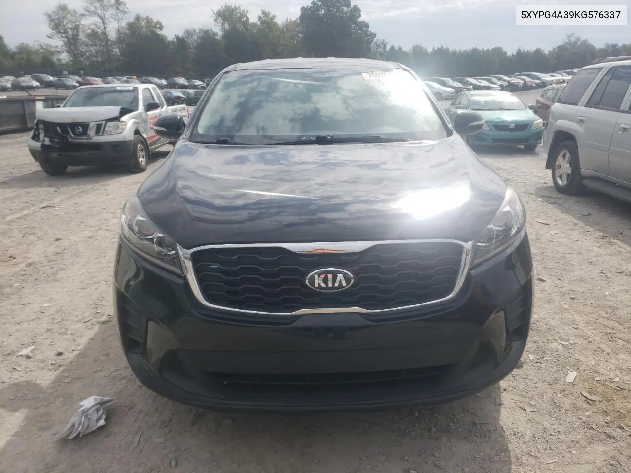 2019 Kia Sorento L VIN: 5XYPG4A39KG576337 Lot: 76076834