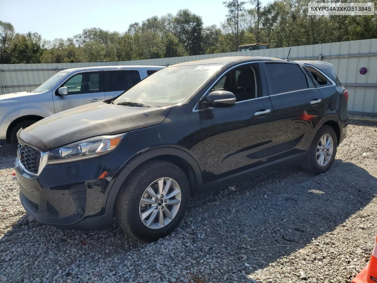 2019 Kia Sorento L VIN: 5XYPG4A3XKG513845 Lot: 76233454