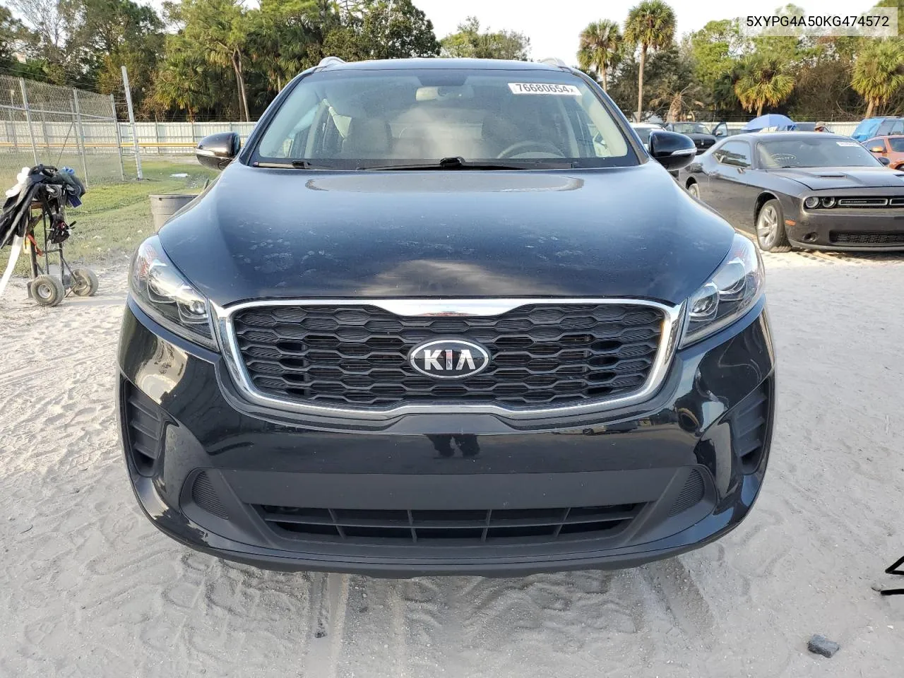 2019 Kia Sorento Lx VIN: 5XYPG4A50KG474572 Lot: 76680654