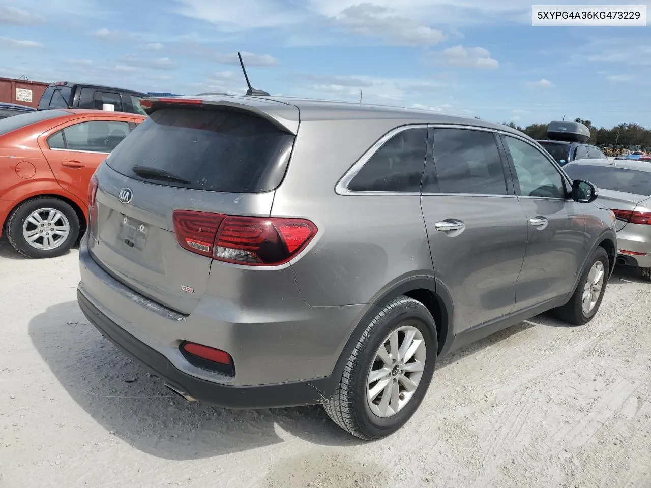 2019 Kia Sorento L VIN: 5XYPG4A36KG473229 Lot: 76925894