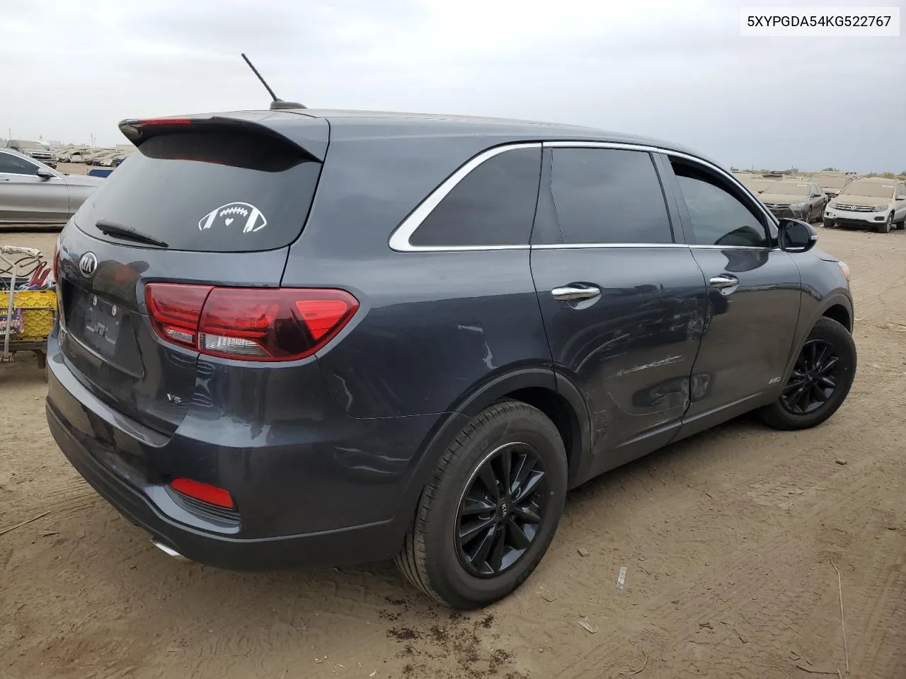 2019 Kia Sorento Lx VIN: 5XYPGDA54KG522767 Lot: 77034624