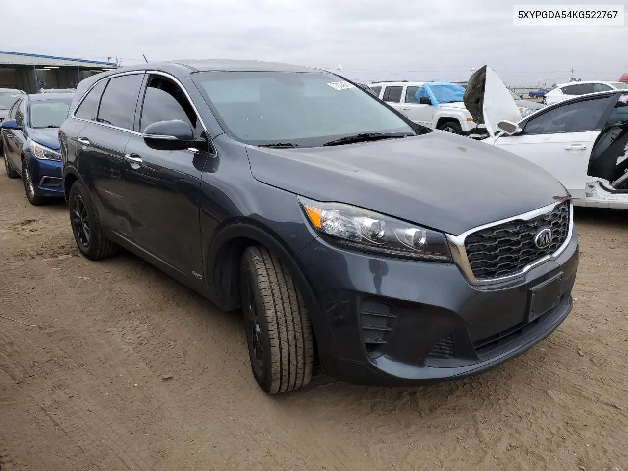 2019 Kia Sorento Lx VIN: 5XYPGDA54KG522767 Lot: 77034624