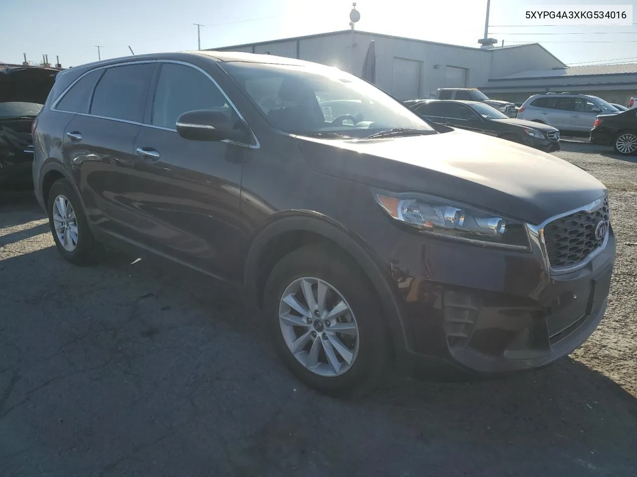 2019 Kia Sorento L VIN: 5XYPG4A3XKG534016 Lot: 77472404