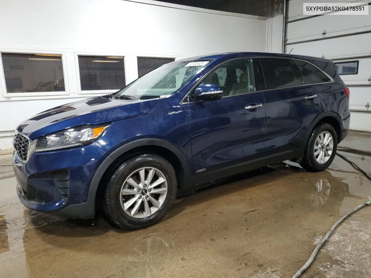 2019 Kia Sorento Lx VIN: 5XYPGDA52KG478591 Lot: 78185024