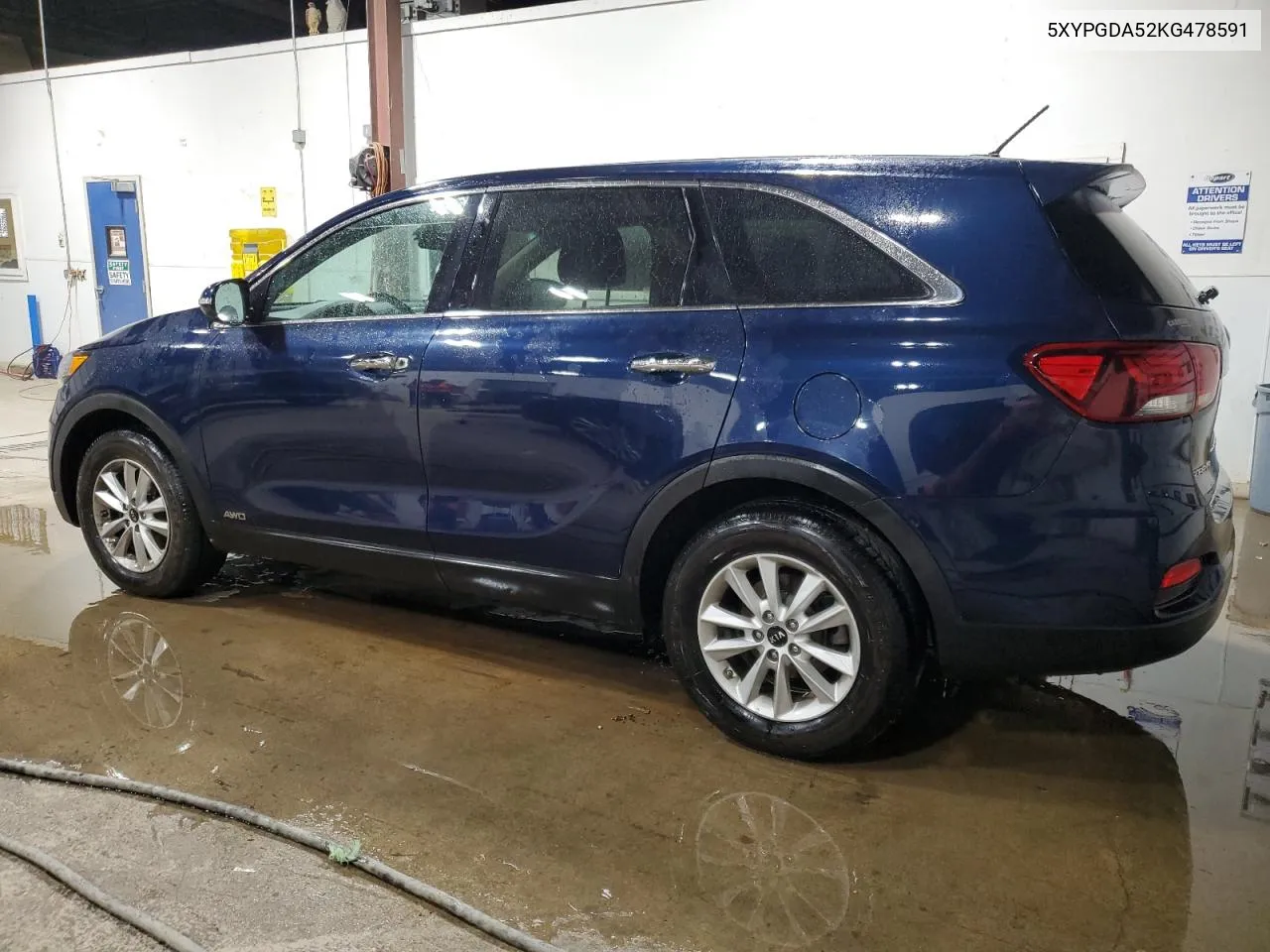 2019 Kia Sorento Lx VIN: 5XYPGDA52KG478591 Lot: 78185024