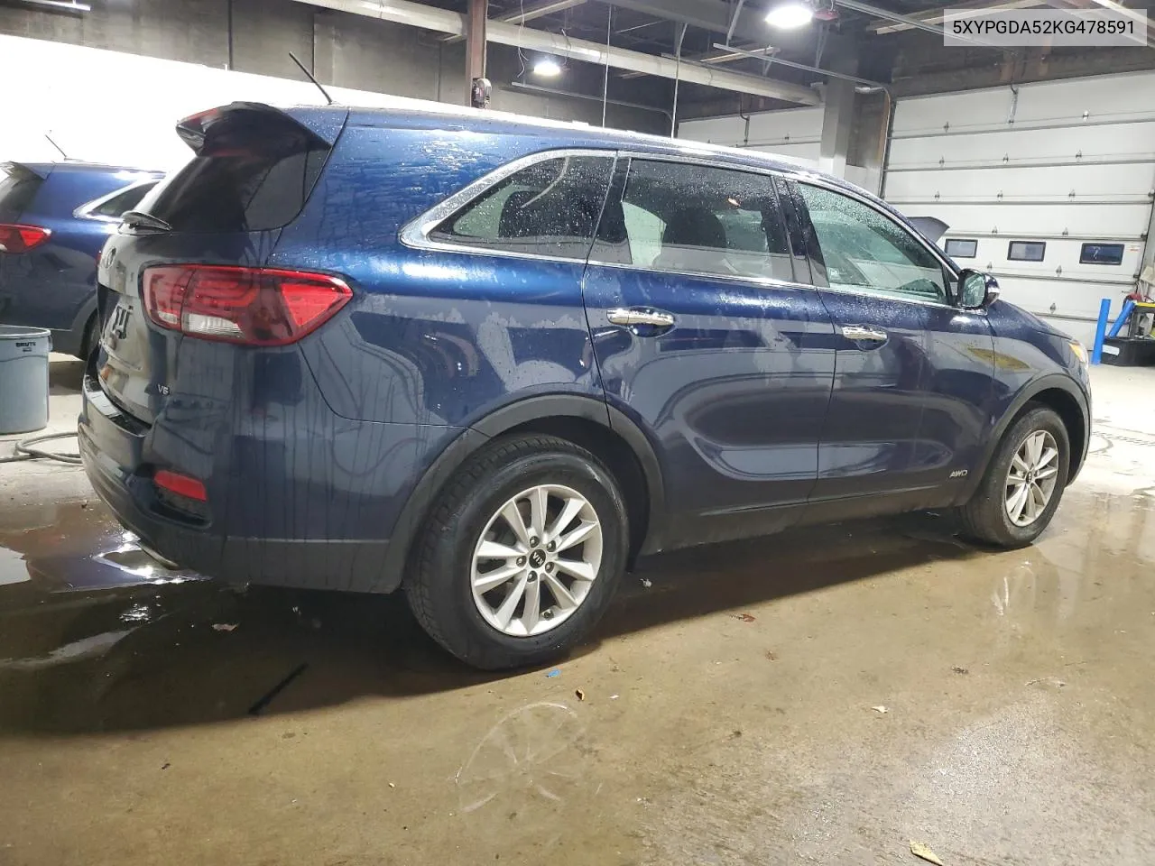 2019 Kia Sorento Lx VIN: 5XYPGDA52KG478591 Lot: 78185024