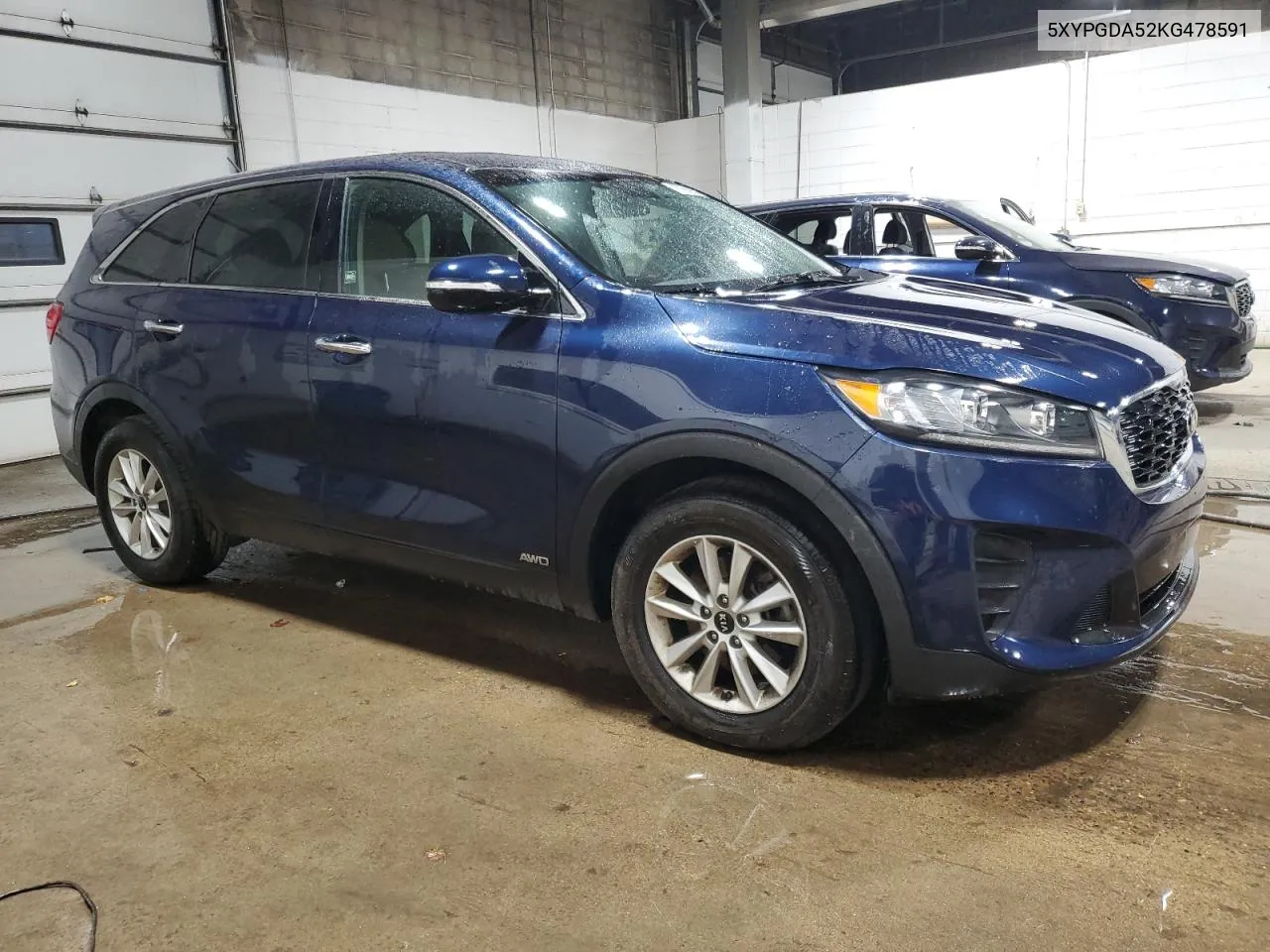 2019 Kia Sorento Lx VIN: 5XYPGDA52KG478591 Lot: 78185024