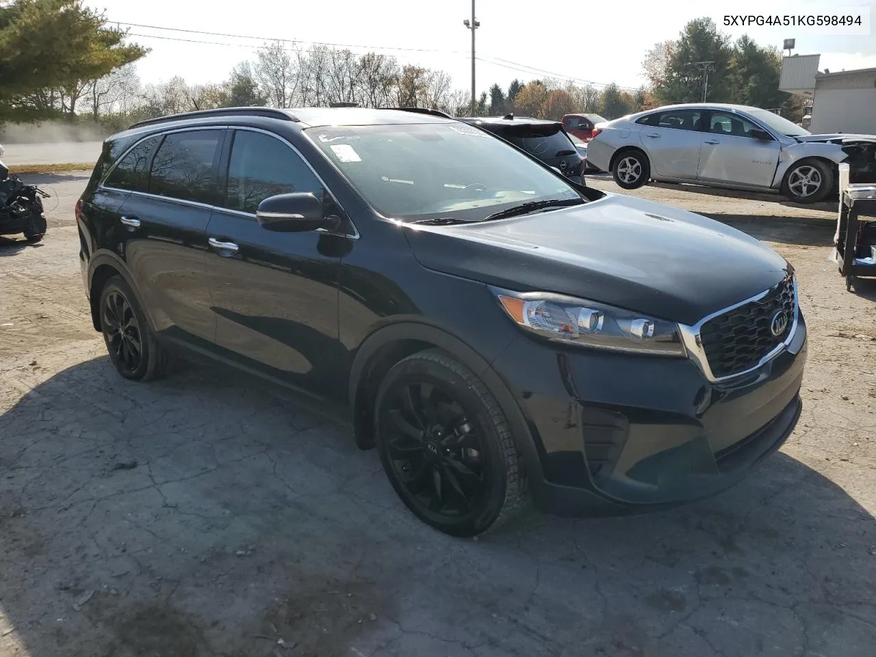 2019 Kia Sorento Lx VIN: 5XYPG4A51KG598494 Lot: 78300134