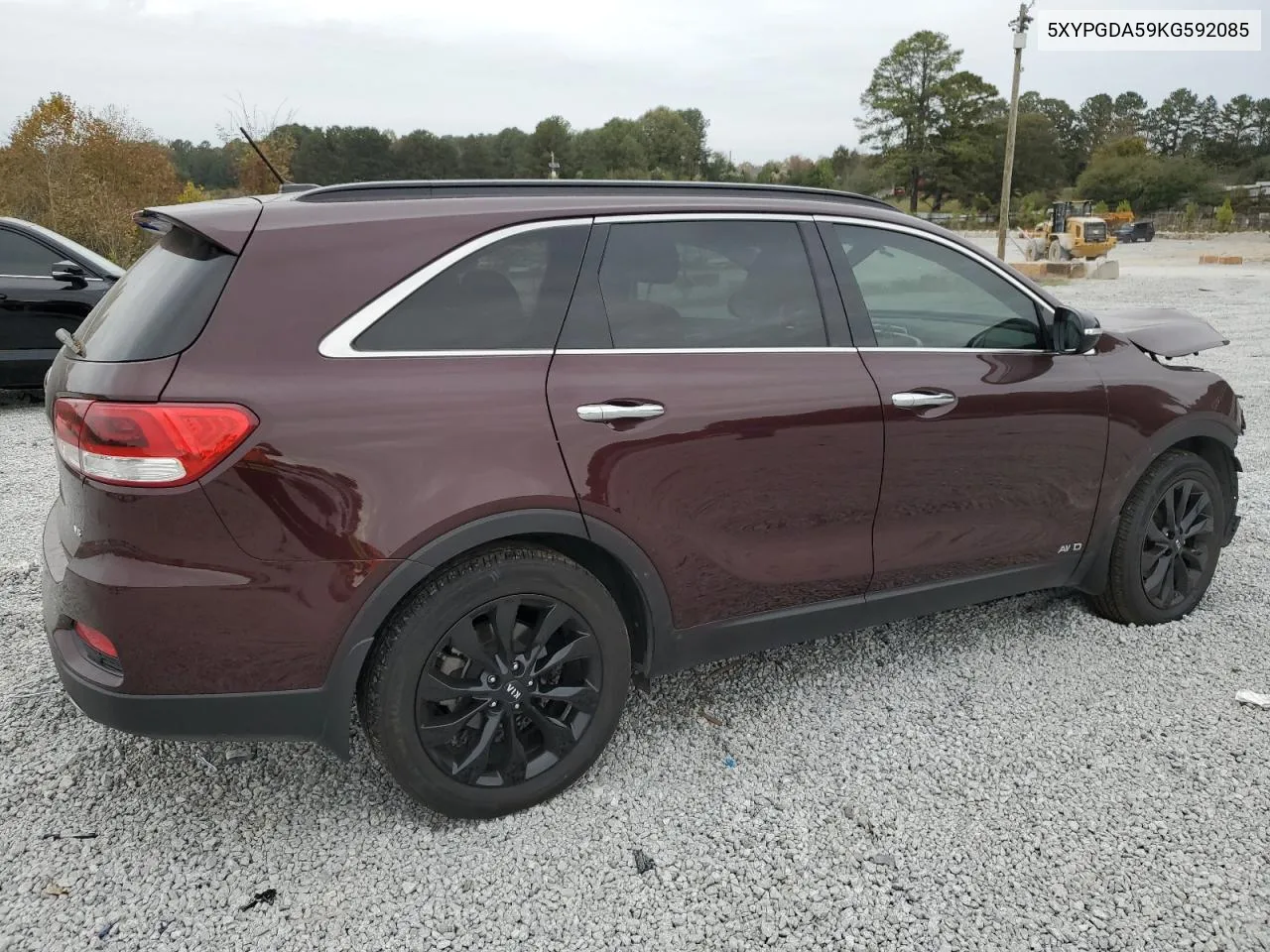 2019 Kia Sorento Lx VIN: 5XYPGDA59KG592085 Lot: 78424734