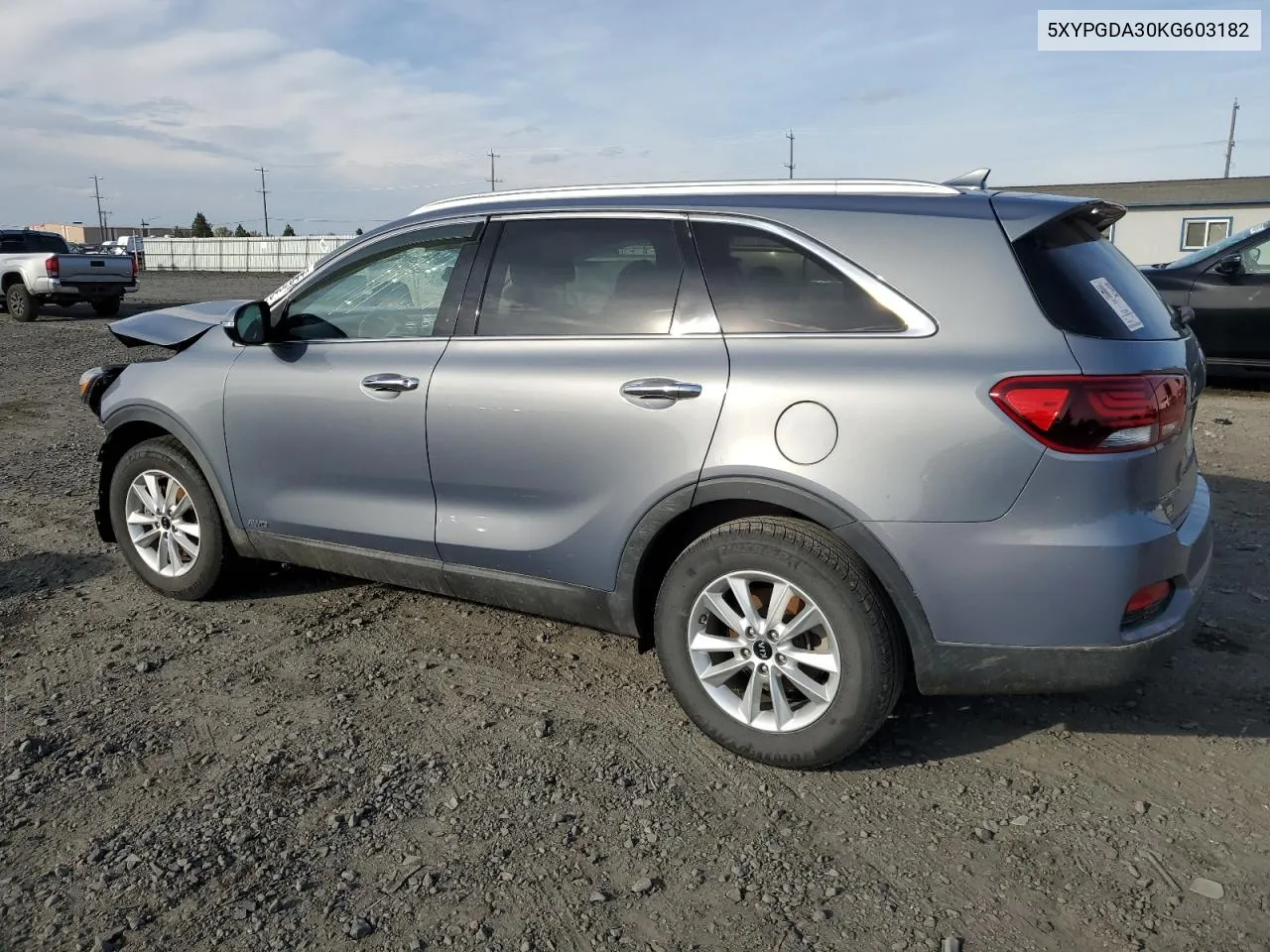 2019 Kia Sorento L VIN: 5XYPGDA30KG603182 Lot: 78432844