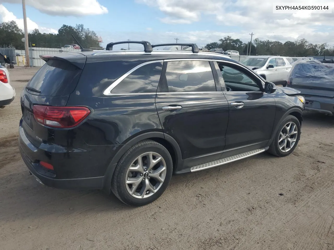 2019 Kia Sorento Ex VIN: 5XYPH4A54KG590144 Lot: 78468634