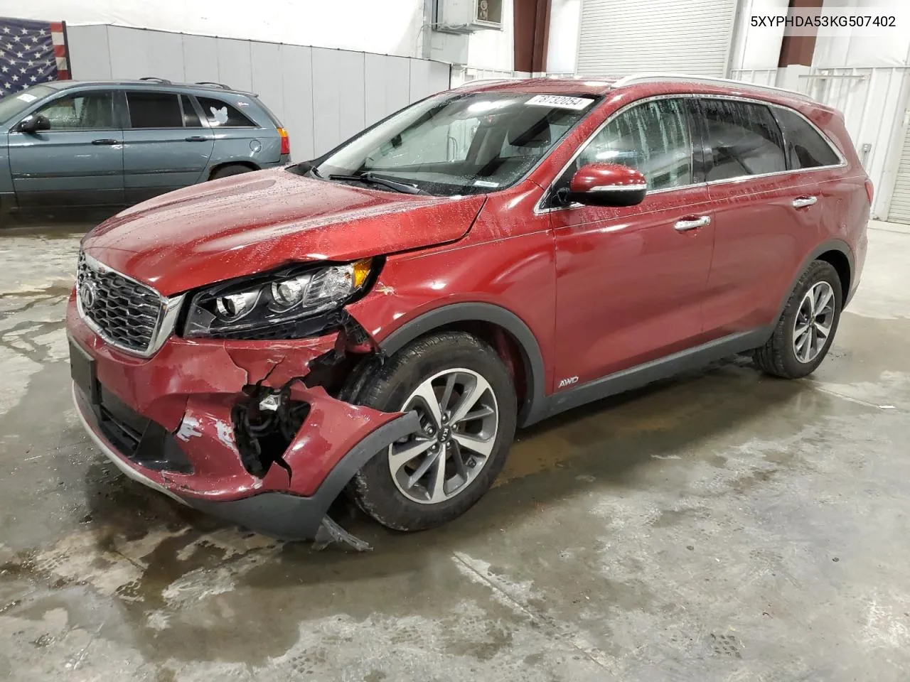 2019 Kia Sorento Ex VIN: 5XYPHDA53KG507402 Lot: 78732054