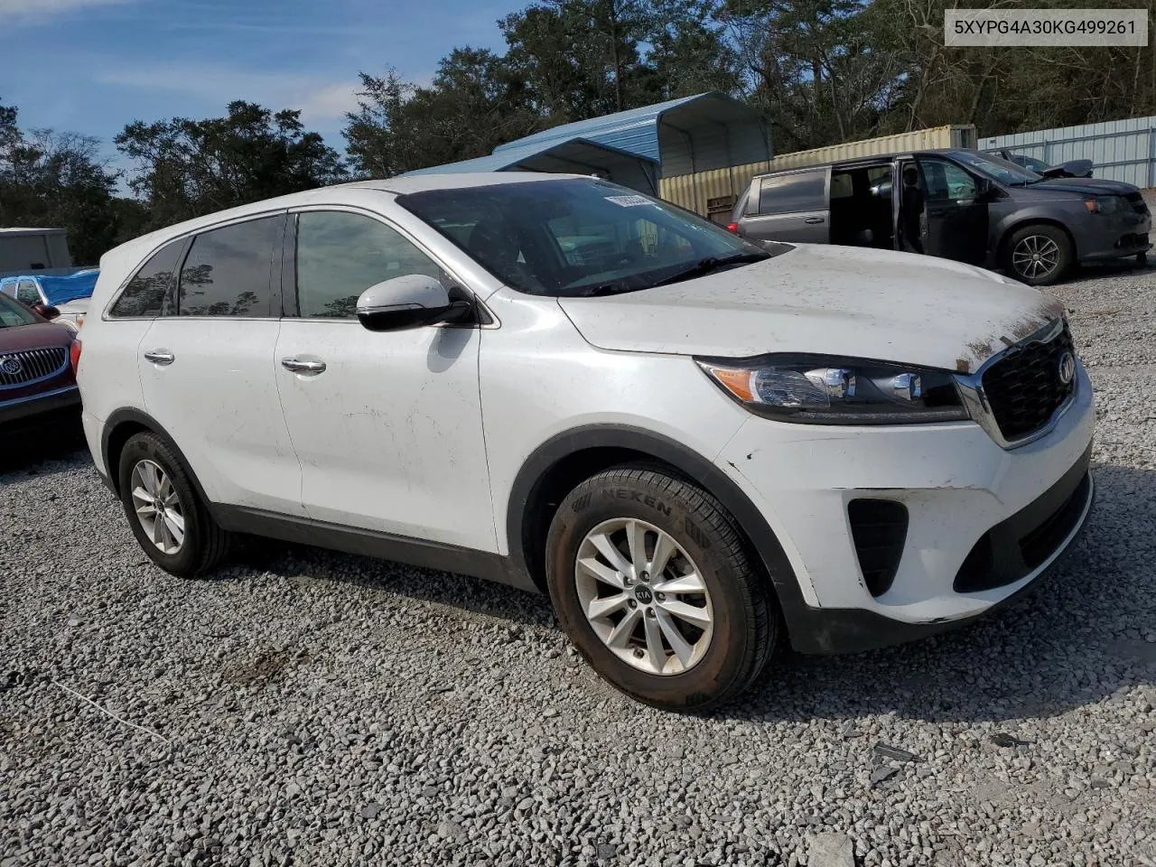 2019 Kia Sorento L VIN: 5XYPG4A30KG499261 Lot: 78902334