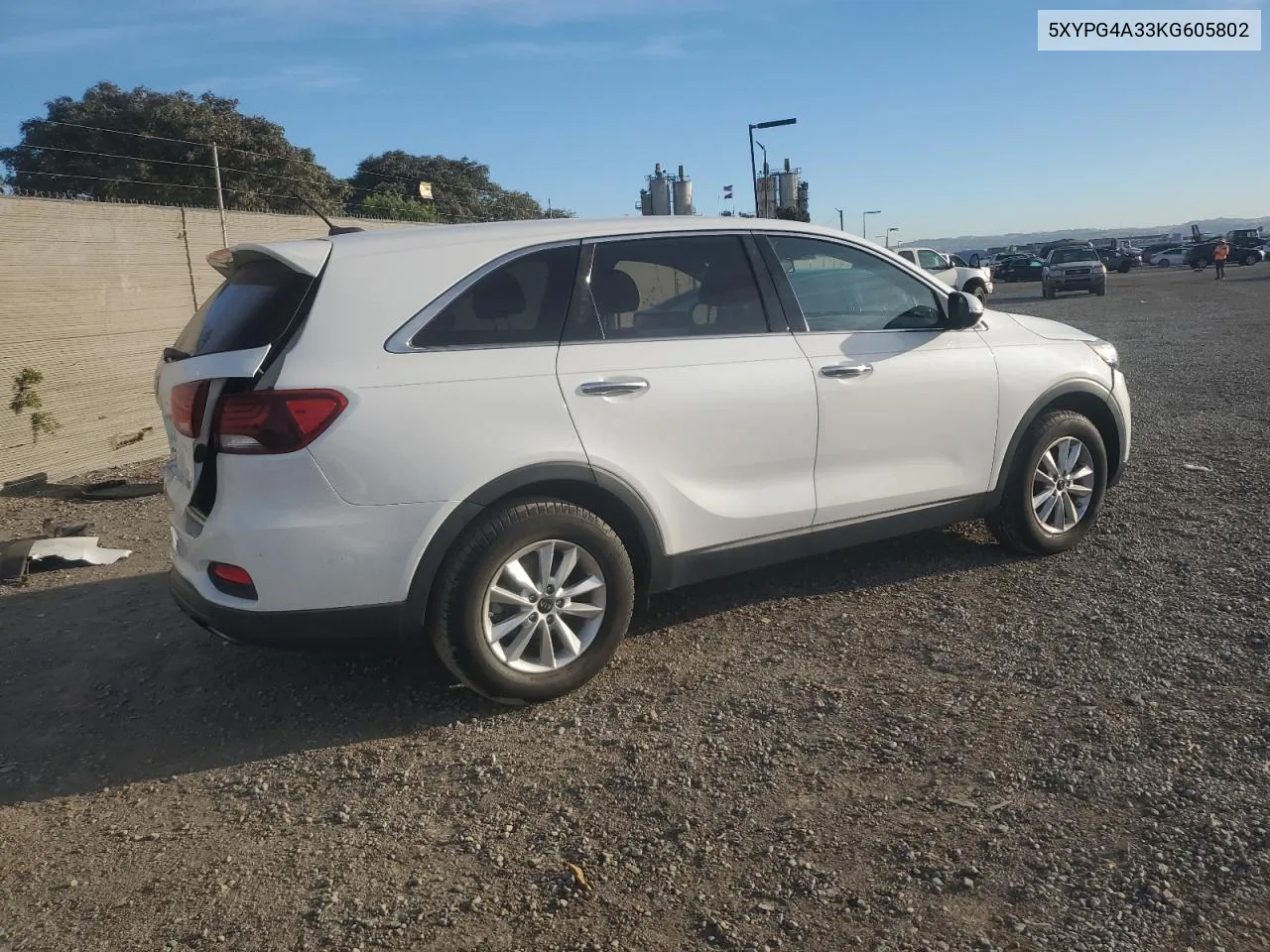 2019 Kia Sorento L VIN: 5XYPG4A33KG605802 Lot: 79476274