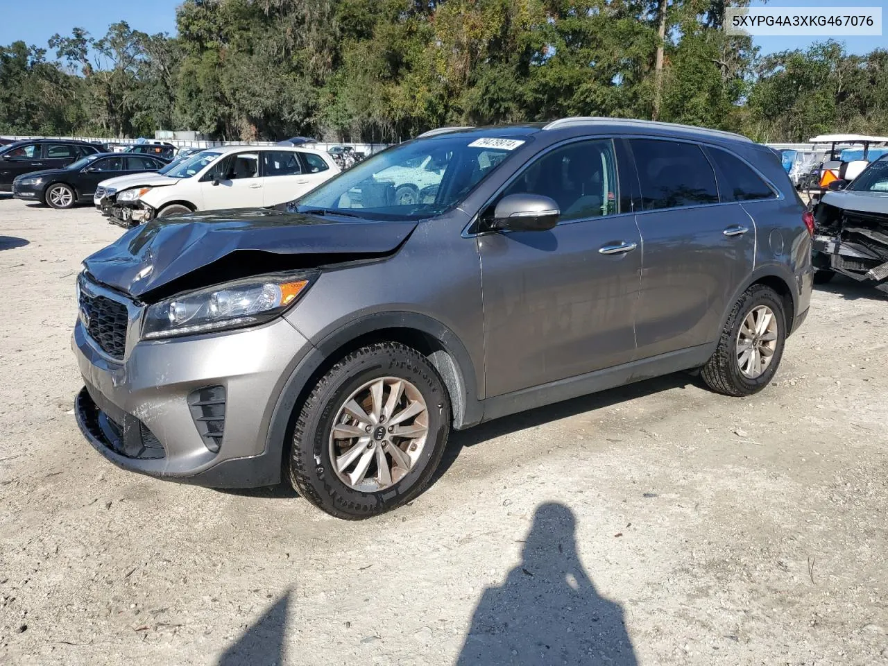 2019 Kia Sorento L VIN: 5XYPG4A3XKG467076 Lot: 79479974