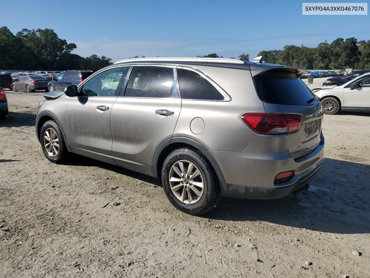 2019 Kia Sorento L VIN: 5XYPG4A3XKG467076 Lot: 79479974