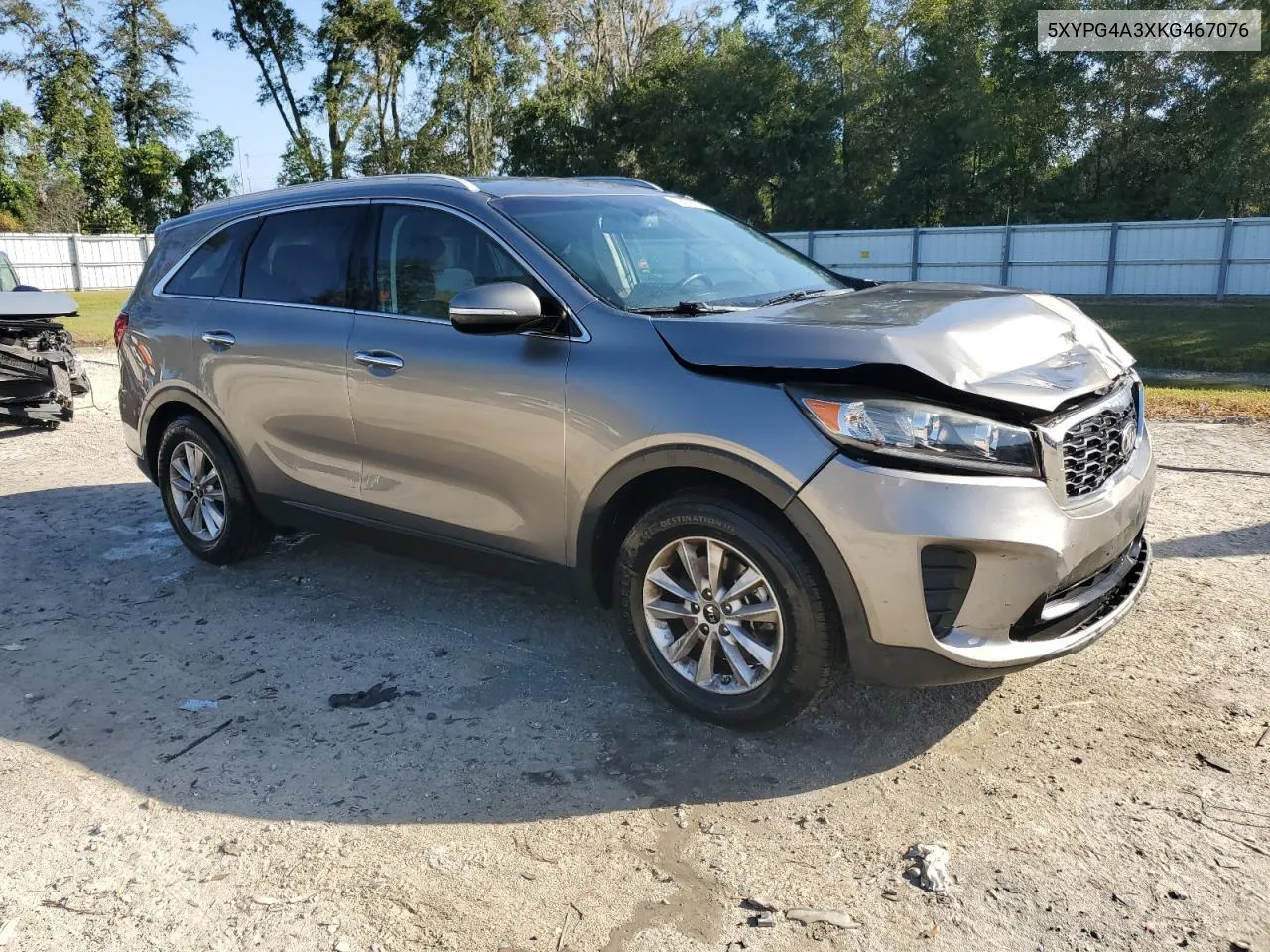 2019 Kia Sorento L VIN: 5XYPG4A3XKG467076 Lot: 79479974