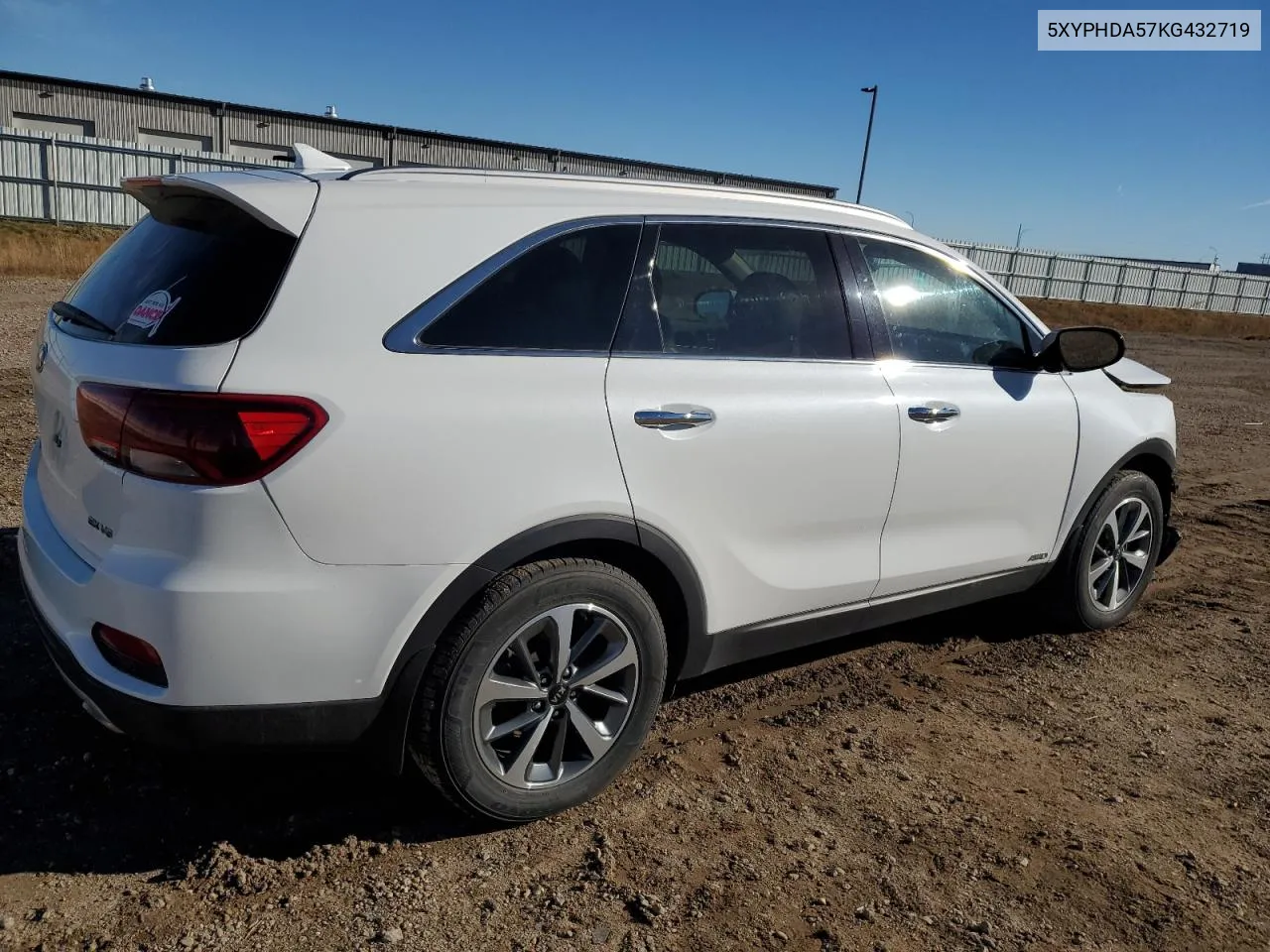 2019 Kia Sorento Ex VIN: 5XYPHDA57KG432719 Lot: 79636294