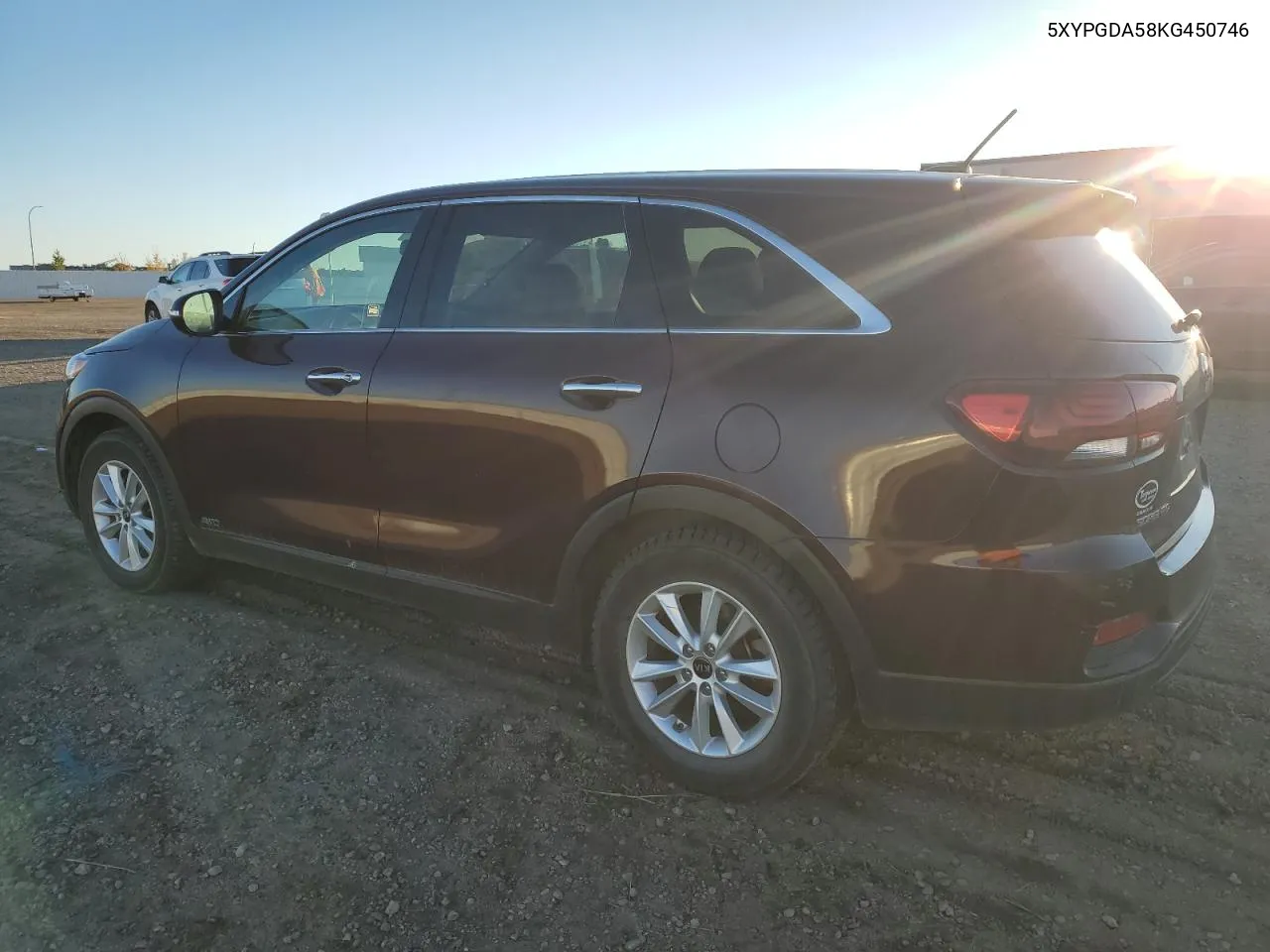 2019 Kia Sorento Lx VIN: 5XYPGDA58KG450746 Lot: 80006524