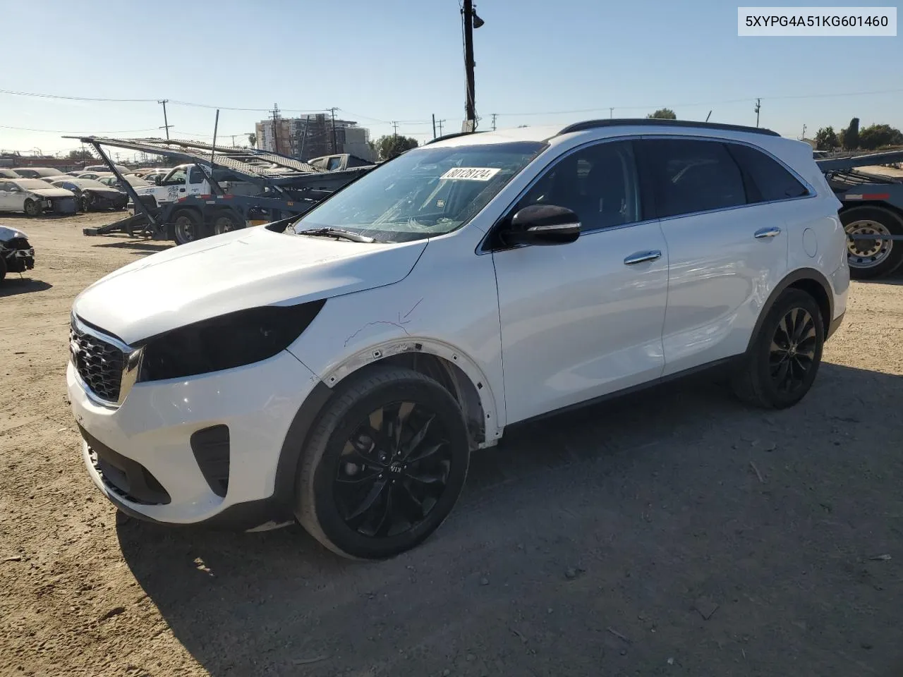 2019 Kia Sorento Lx VIN: 5XYPG4A51KG601460 Lot: 80128124