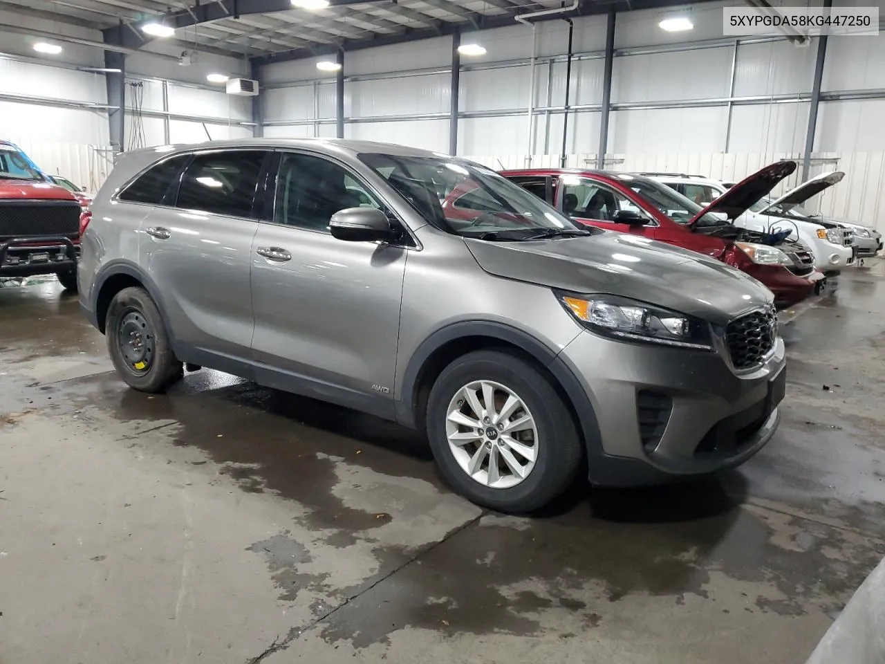 2019 Kia Sorento Lx VIN: 5XYPGDA58KG447250 Lot: 80238214