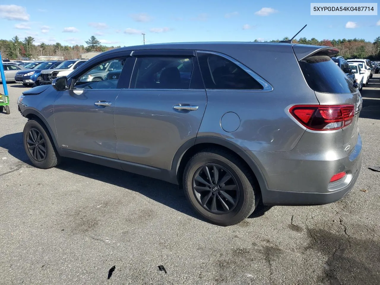 2019 Kia Sorento Lx VIN: 5XYPGDA54KG487714 Lot: 80307064