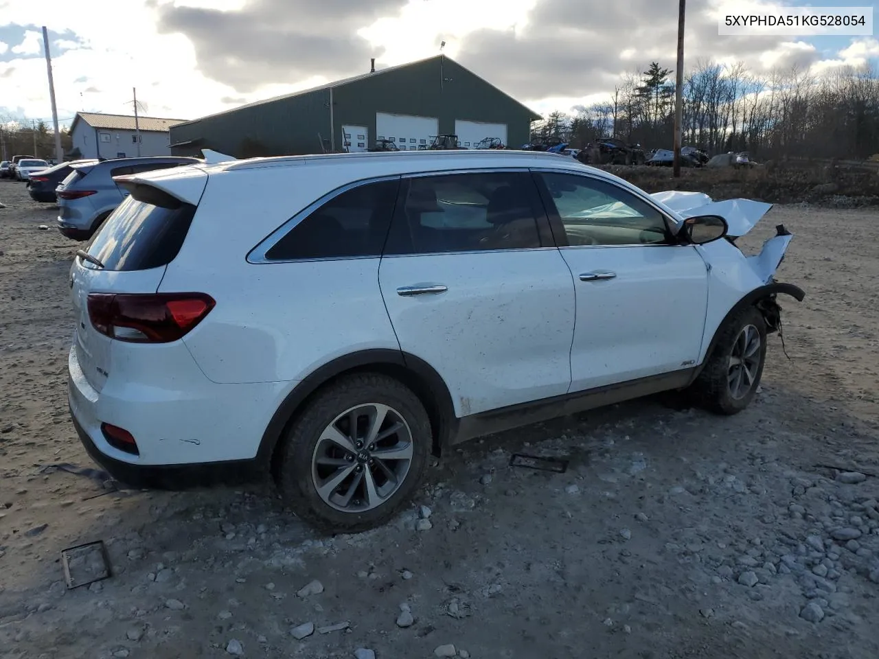 2019 Kia Sorento Ex VIN: 5XYPHDA51KG528054 Lot: 80410964