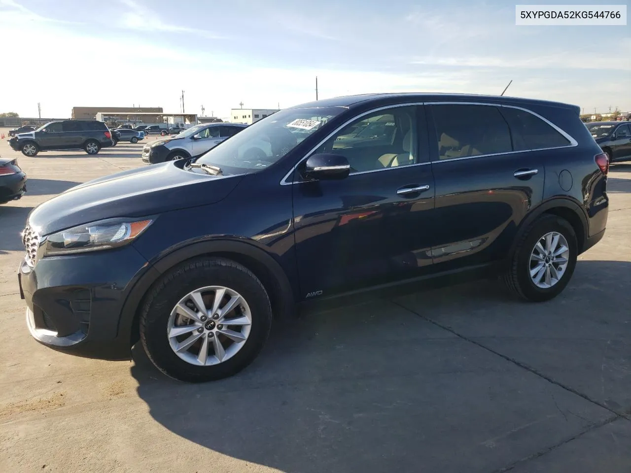 2019 Kia Sorento Lx VIN: 5XYPGDA52KG544766 Lot: 80551054