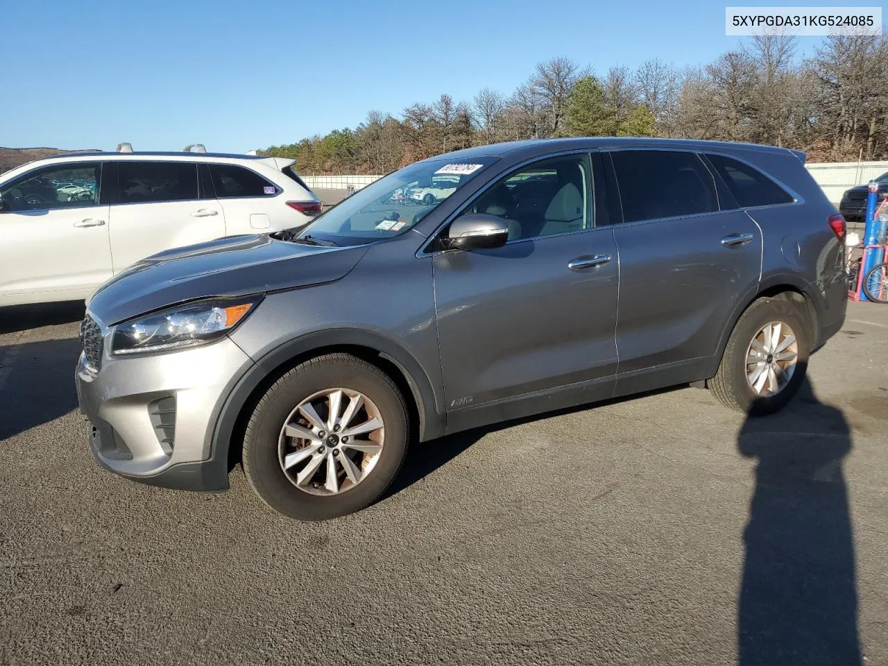 2019 Kia Sorento L VIN: 5XYPGDA31KG524085 Lot: 80792764