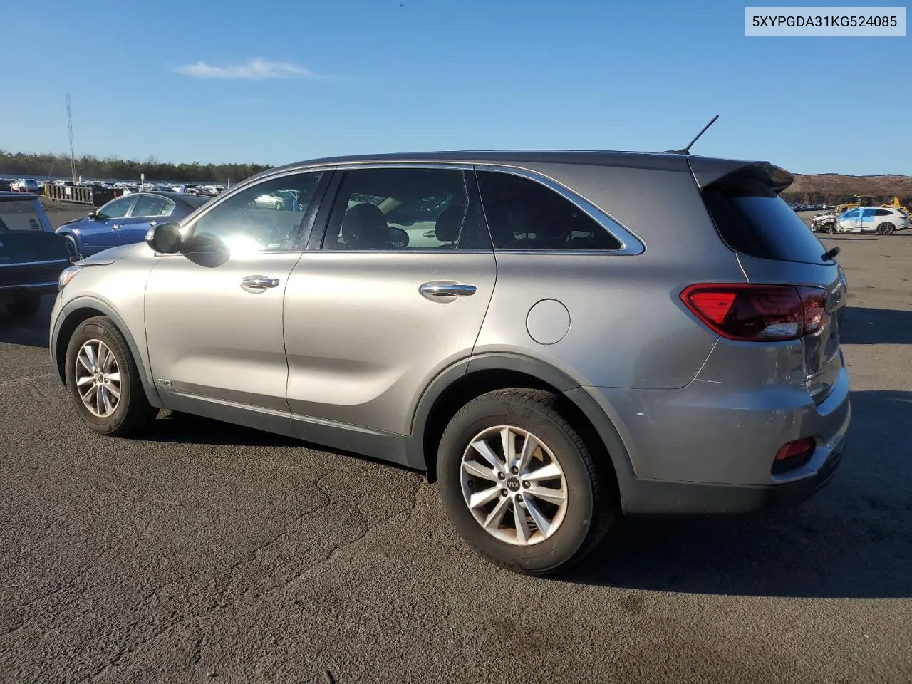 2019 Kia Sorento L VIN: 5XYPGDA31KG524085 Lot: 80792764