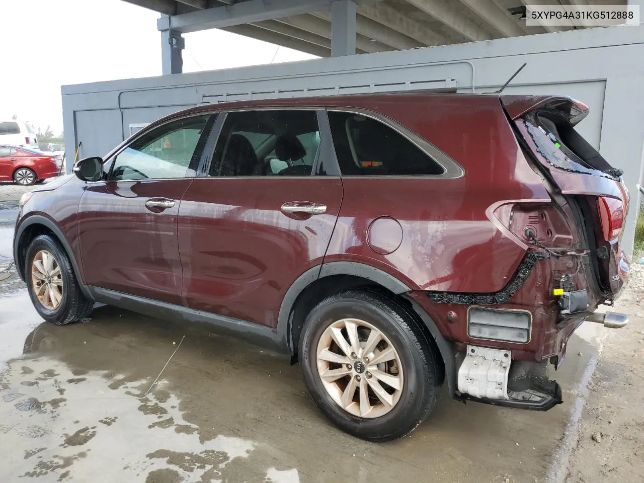 2019 Kia Sorento L VIN: 5XYPG4A31KG512888 Lot: 81105354