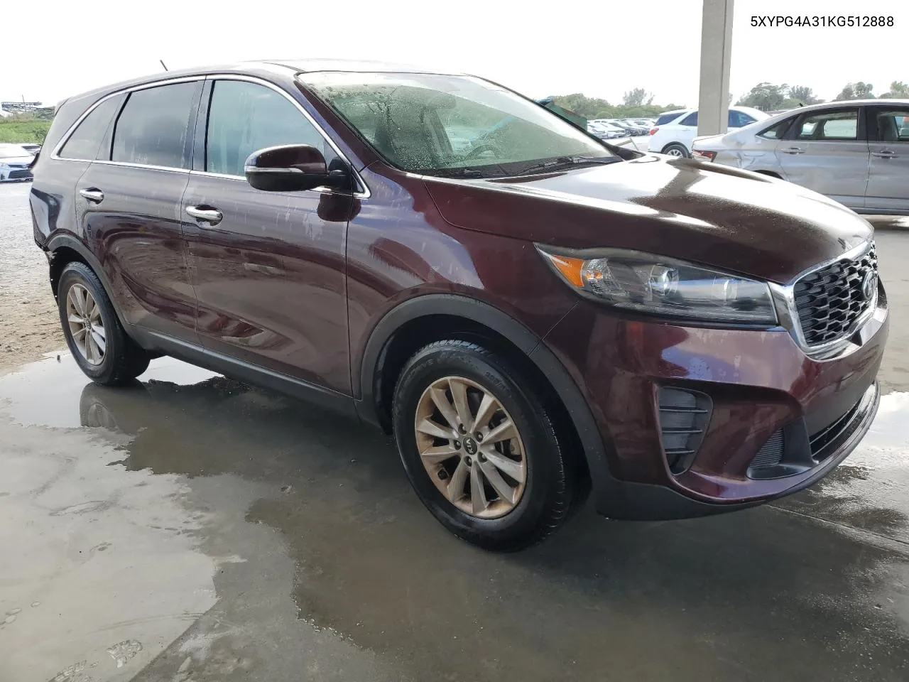 2019 Kia Sorento L VIN: 5XYPG4A31KG512888 Lot: 81105354