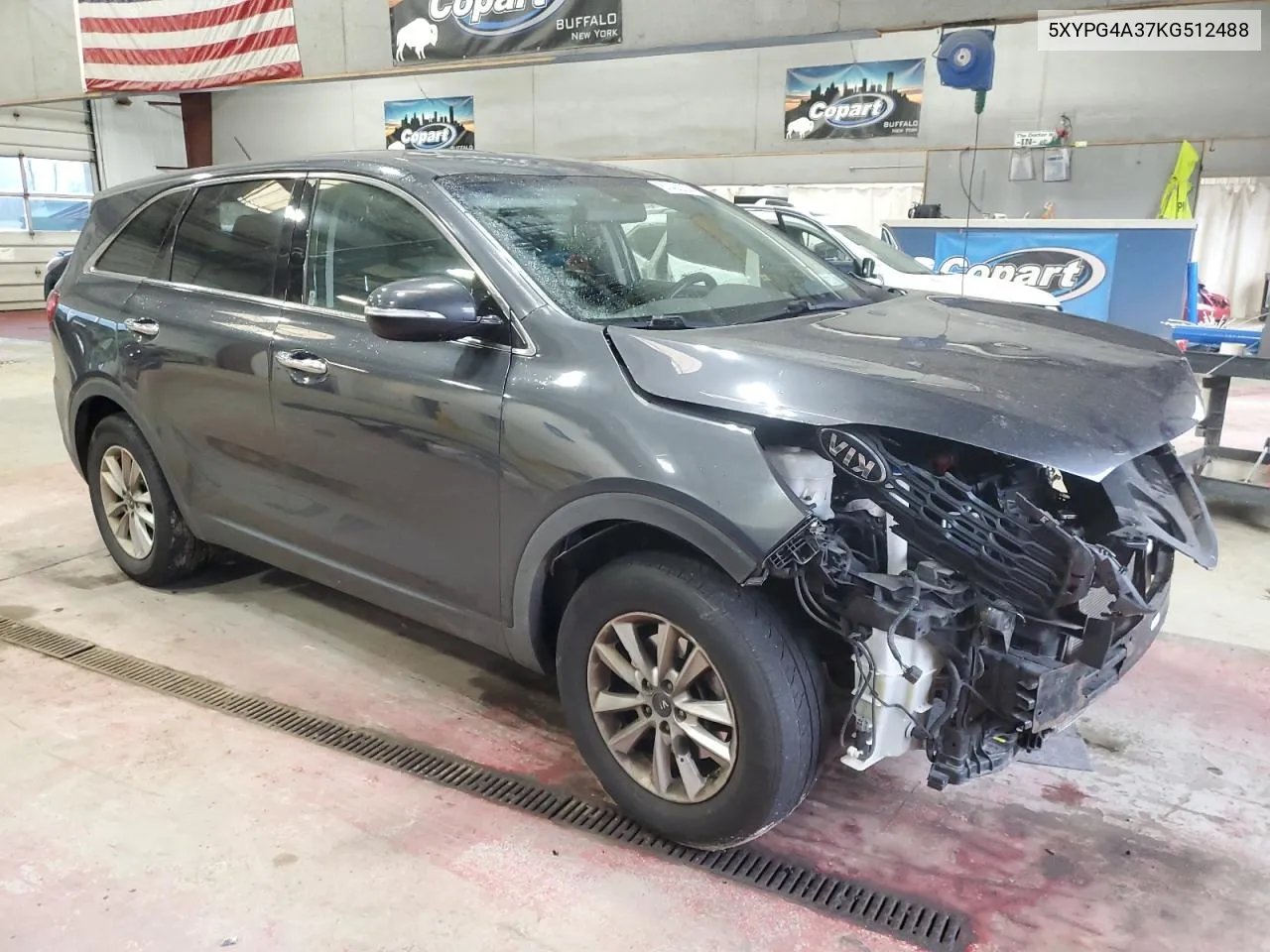 2019 Kia Sorento L VIN: 5XYPG4A37KG512488 Lot: 81403294