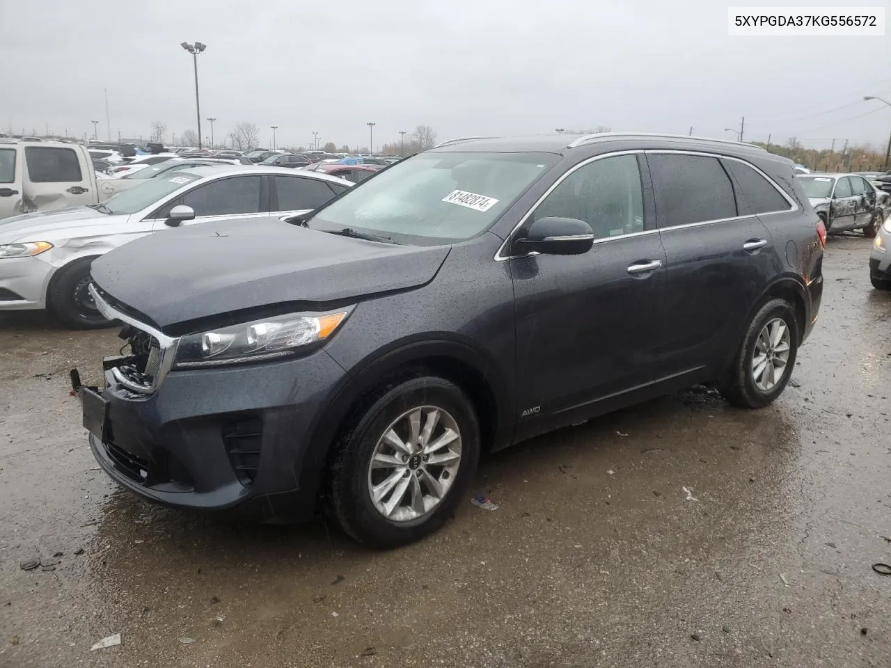 2019 Kia Sorento L VIN: 5XYPGDA37KG556572 Lot: 81482874