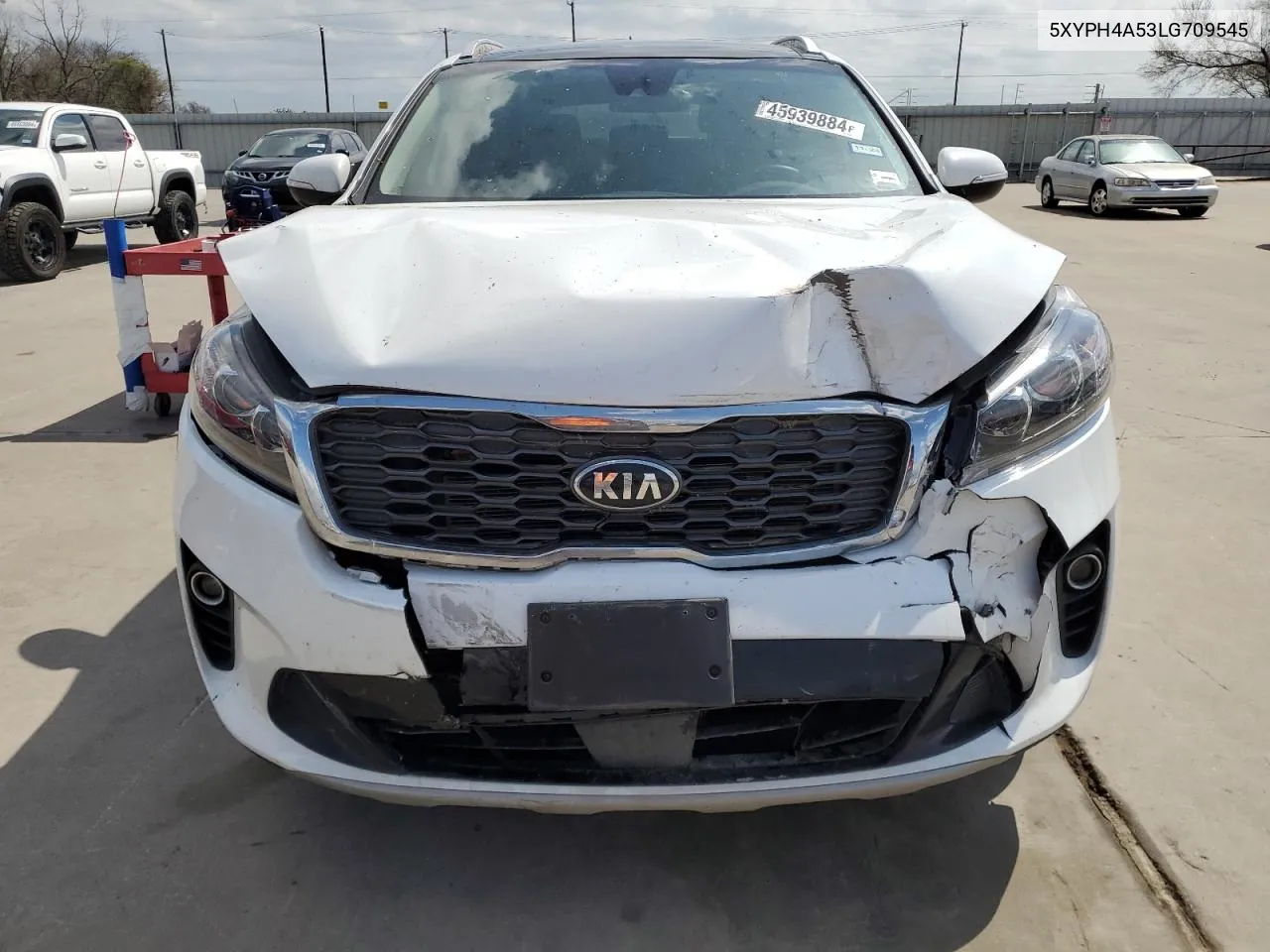 2020 Kia Sorento Ex VIN: 5XYPH4A53LG709545 Lot: 45939884