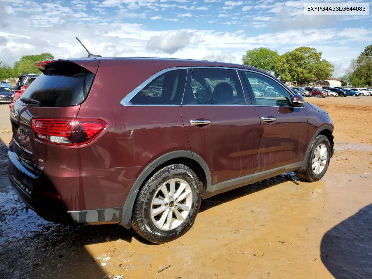 2020 Kia Sorento L VIN: 5XYPG4A33LG644083 Lot: 50085914