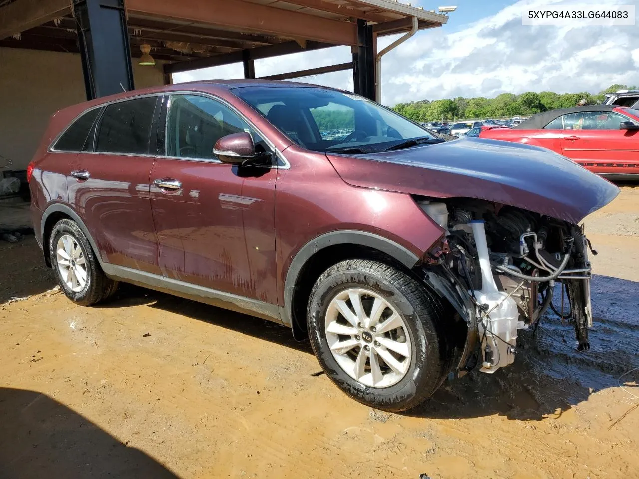 2020 Kia Sorento L VIN: 5XYPG4A33LG644083 Lot: 50085914