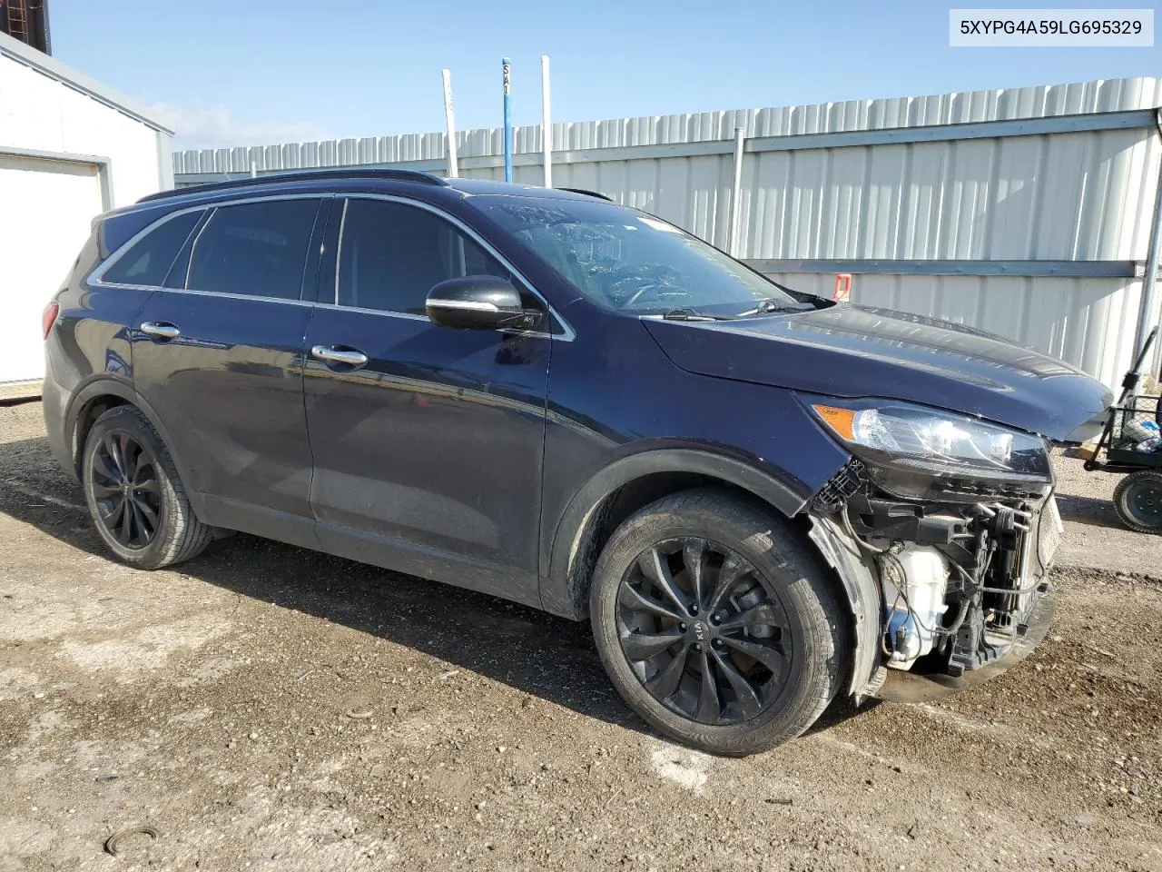 2020 Kia Sorento S VIN: 5XYPG4A59LG695329 Lot: 52577364