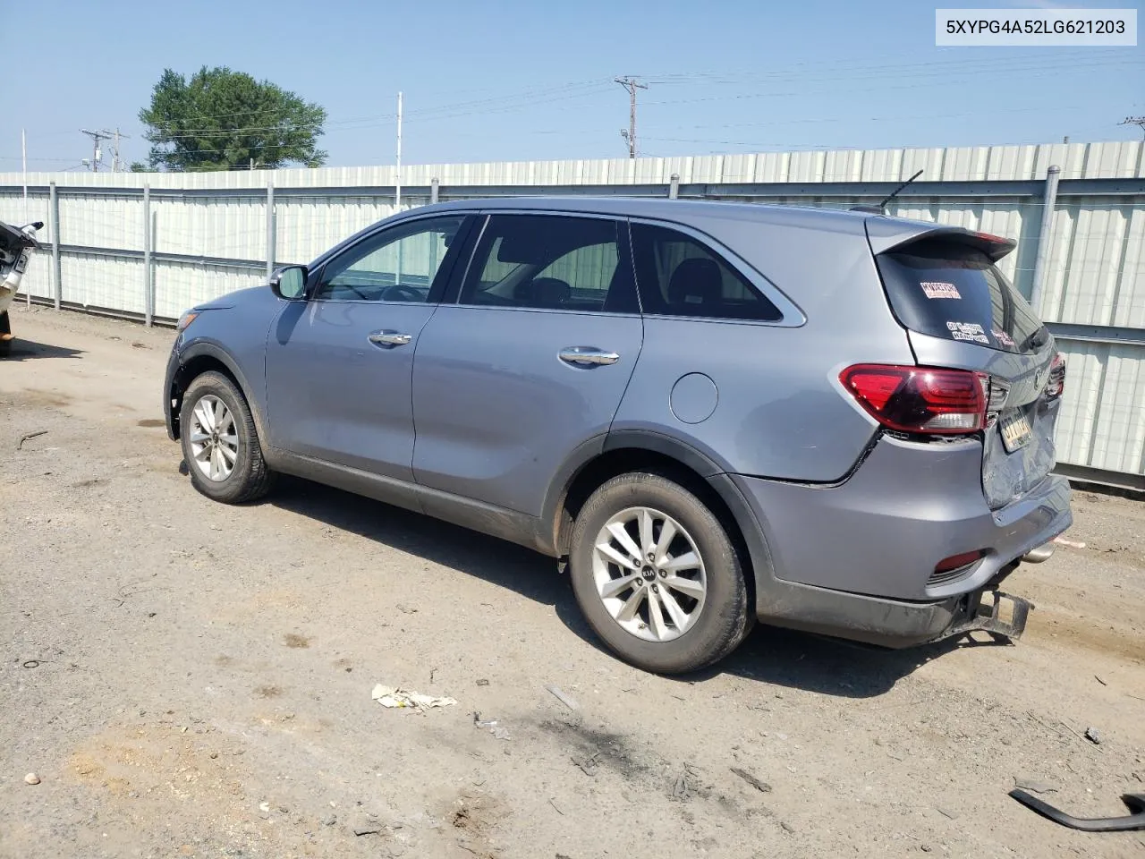 2020 Kia Sorento S VIN: 5XYPG4A52LG621203 Lot: 55372044