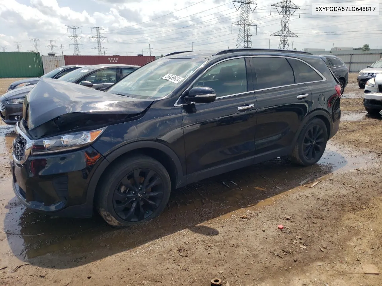 2020 Kia Sorento S VIN: 5XYPGDA57LG648817 Lot: 56838024