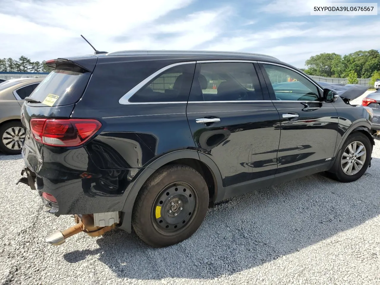 2020 Kia Sorento L VIN: 5XYPGDA39LG676567 Lot: 56855394