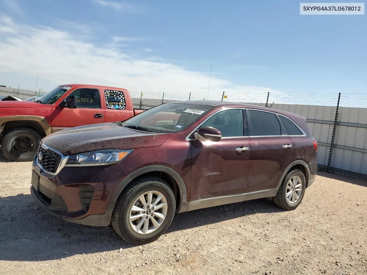 2020 Kia Sorento L VIN: 5XYPG4A37LG678012 Lot: 57394854