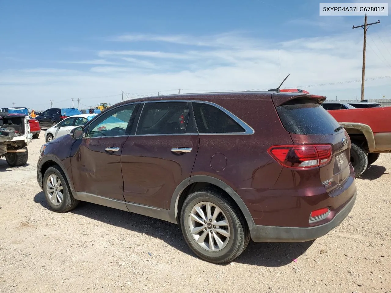 2020 Kia Sorento L VIN: 5XYPG4A37LG678012 Lot: 57394854