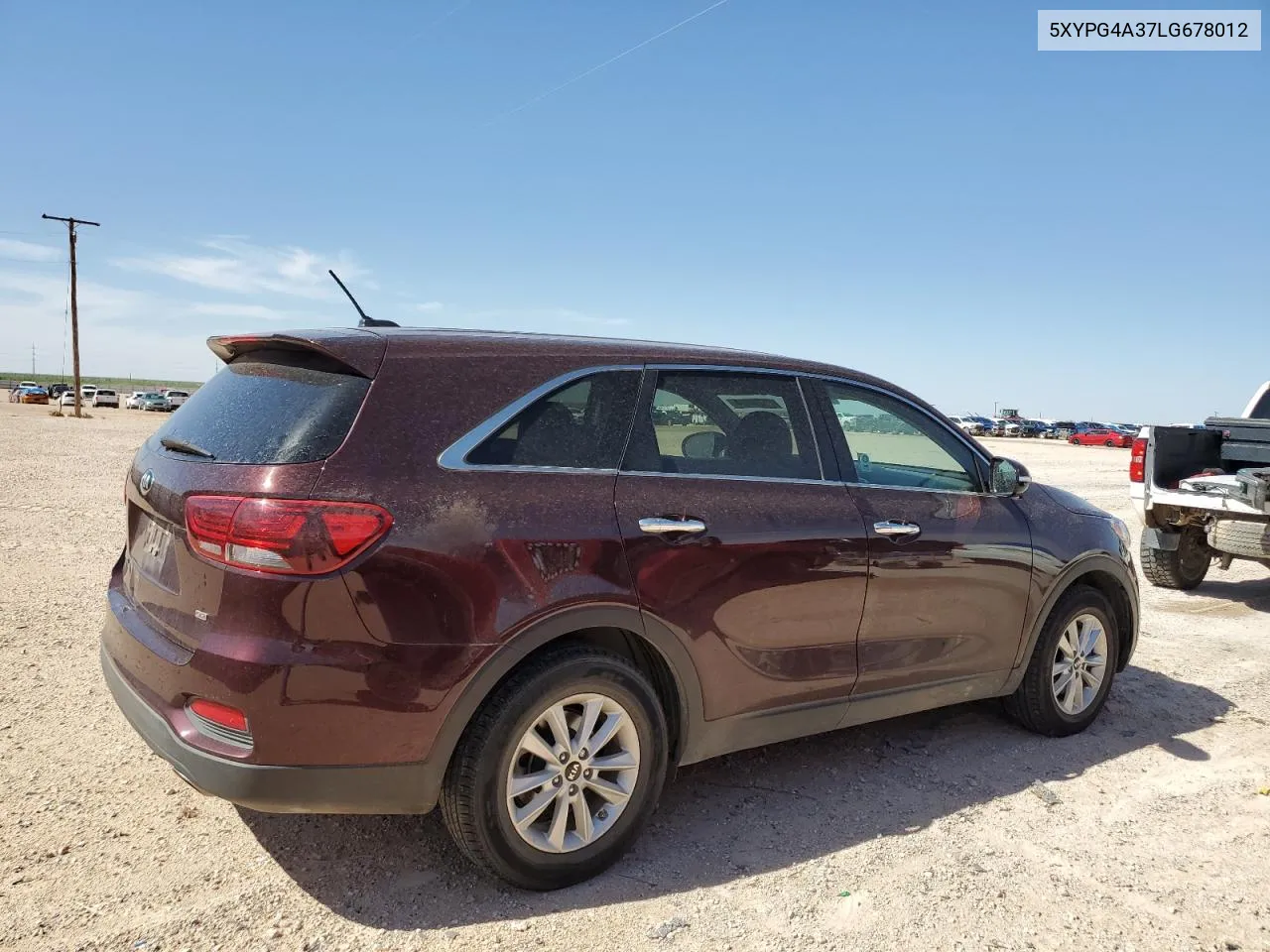 2020 Kia Sorento L VIN: 5XYPG4A37LG678012 Lot: 57394854